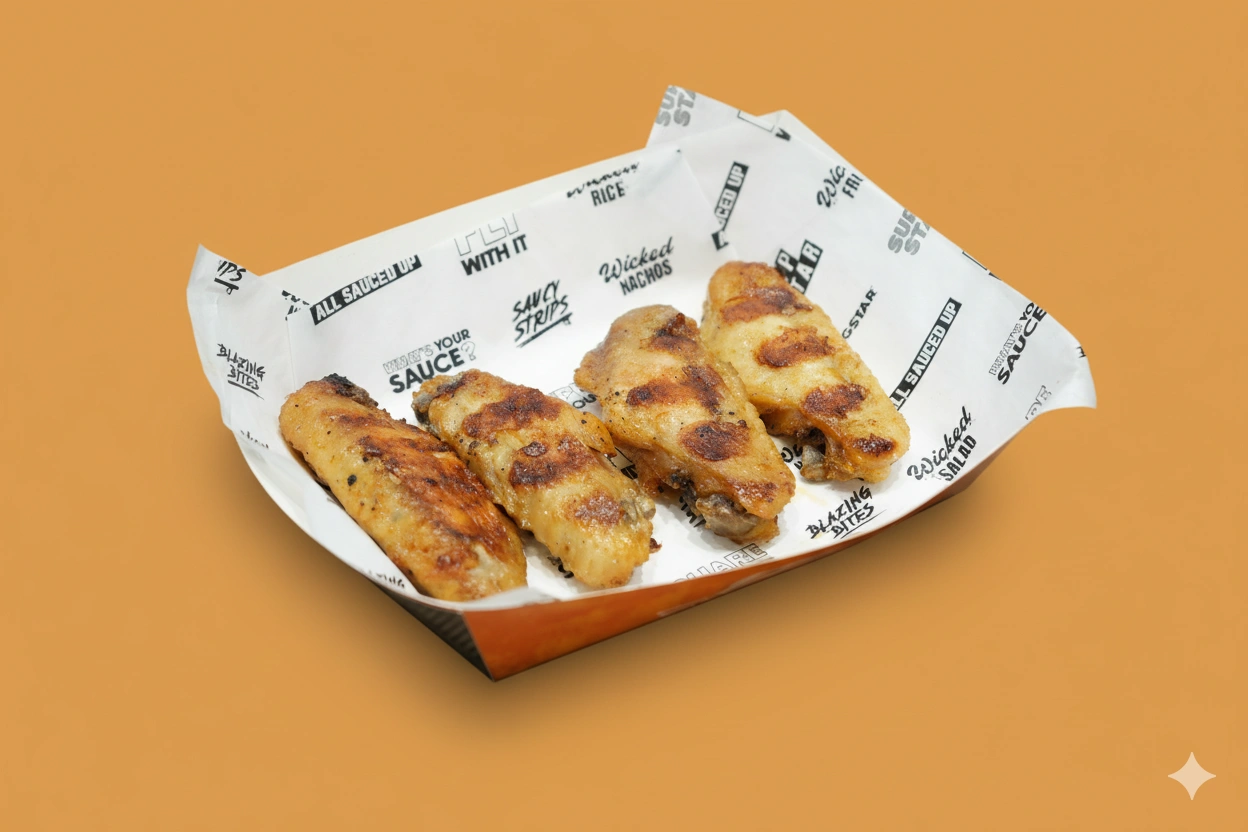 Grilled chicken wings